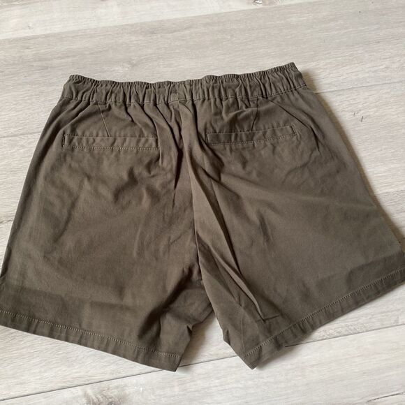Asos skinny chino shorts with elastic waist in khaki (green)S‎ NWT IN PACKAGING - Picture 10 of 10